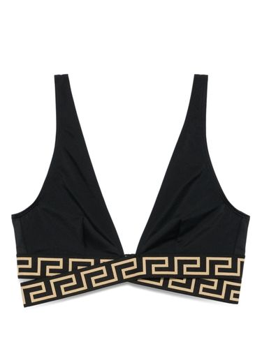 Versace Greca Triangle Bikini Top - Versace - Modalova