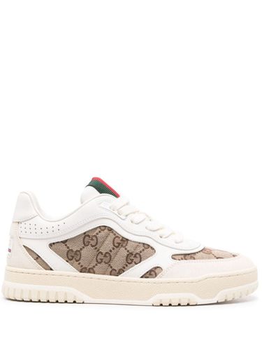 Gucci Re-Web Leather Sneakers - Gucci - Modalova