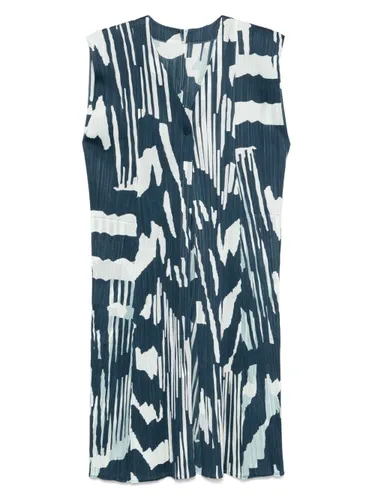 Printed Pleated Vest - PLEATS PLEASE ISSEY MIYAKE - Modalova