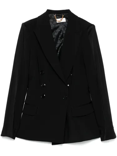 Double-Breasted Jacket - Elisabetta Franchi - Modalova