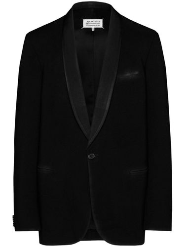 Wool Single-Breasted Blazer Jacket - Maison Margiela - Modalova