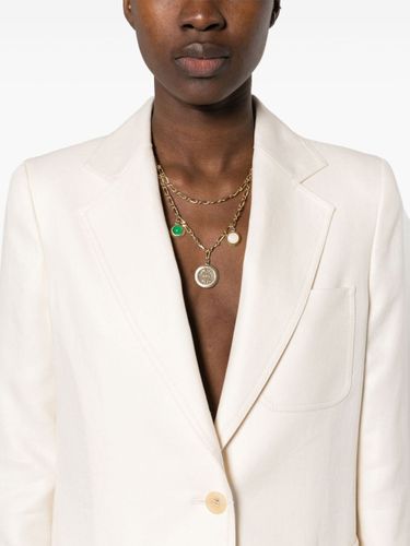Linen Single-breasted Blazer Jacket - Max Mara - Modalova