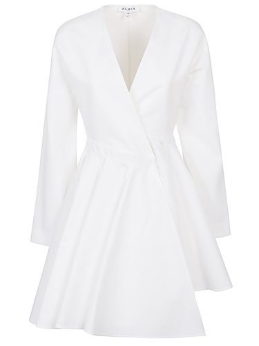 Alaïa Cotton Mini Dress - Alaïa - Modalova