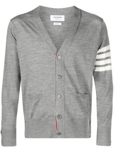 Thom Browne 4Bar Wool Cardigan - Thom Browne - Modalova