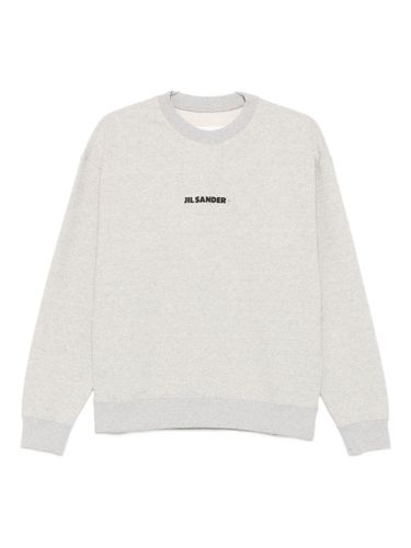 Logo Cotton Crewneck Sweatshirt - Jil Sander - Modalova