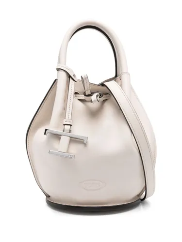 Tod's Mini Leather Bucket Bag - Tod's - Modalova