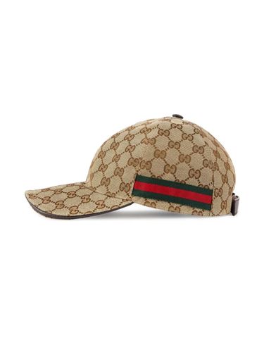 GUCCI- Web Detail Baseball Cap - Gucci - Modalova