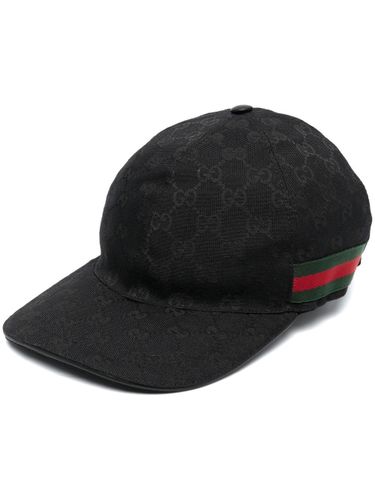Gucci Web Detail Baseball Cap - Gucci - Modalova