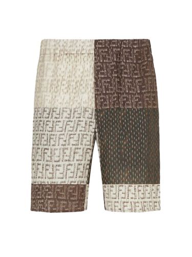 Fendi Ff Patchwork Bermuda - Fendi - Modalova