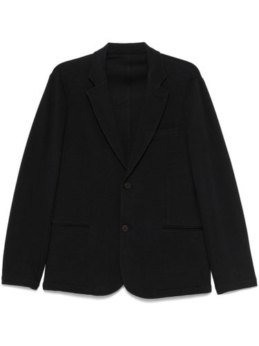 Cotton Single-Breasted Jacket - Emporio Armani - Modalova