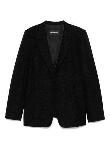 Single-Breasted Blazer Jacket - Emporio Armani - Modalova