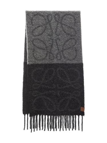 Loewe Anagram Wool Scarf - Loewe - Modalova