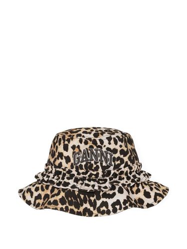 GANNI Canvas Bucket Hat - GANNI - Modalova