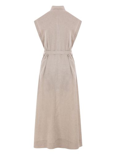Linen Shirtdress - Brunello Cucinelli - Modalova