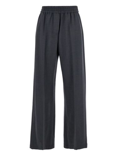 Wool Wide-Leg Trousers - Brunello Cucinelli - Modalova