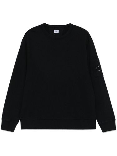 Logo Cotton Crewneck Sweatshirt - C.P. COMPANY - Modalova