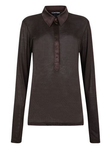 Tom Ford Silk Polo Shirt - Tom Ford - Modalova