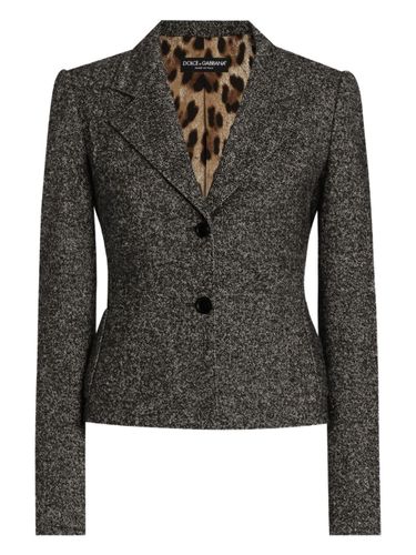 Wool Single-Breasted Jacket - Dolce & Gabbana - Modalova