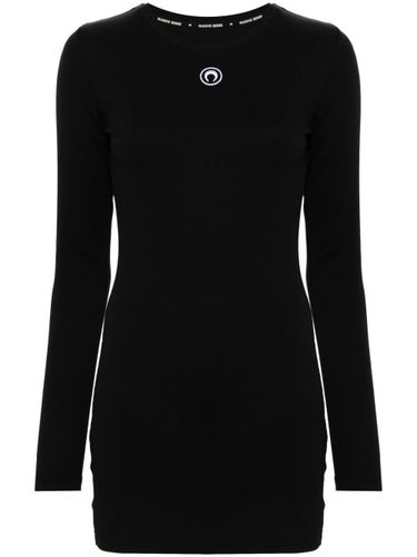 MARINE SERRE Moon Cotton Mini Dress - MARINE SERRE - Modalova