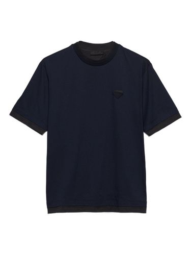 Prada Logo Cotton T-Shirt - Prada - Modalova