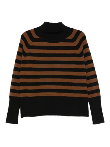 BEYOU Striped Cashmere Sweater - BEYOU - Modalova