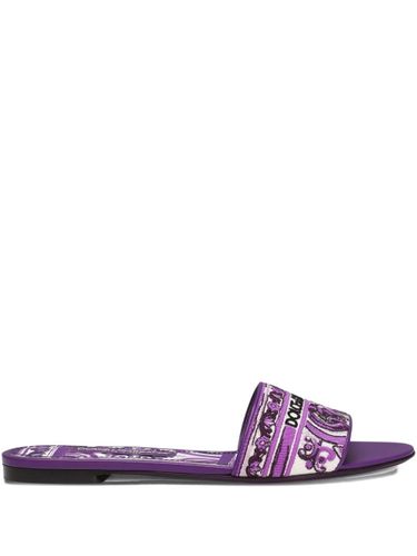 Maiolica Print Slides - Dolce & Gabbana - Modalova