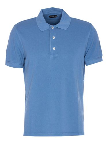 Tom Ford Lyocell Piquet Polo Shirt - Tom Ford - Modalova