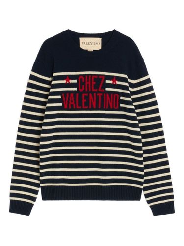 Chez Wool Striped Sweater - Valentino - Modalova