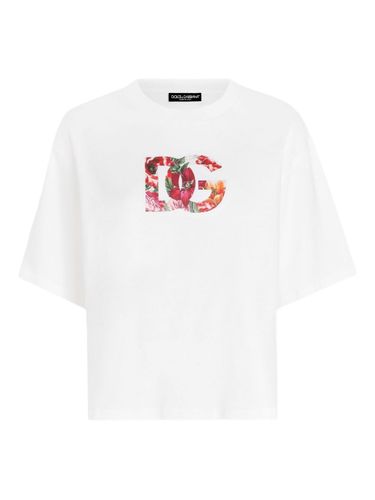 Dolce & Gabbana Logo Cotton T-Shirt - Dolce & Gabbana - Modalova