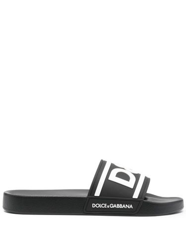 Dolce & Gabbana Dg Logo Pool Slides - Dolce & Gabbana - Modalova