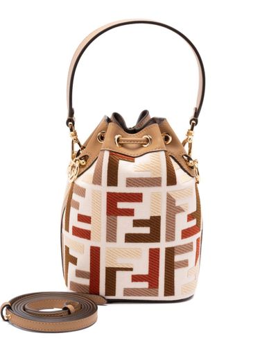 Mon Tresor Mini Embroidered Bucket Bag - Fendi - Modalova