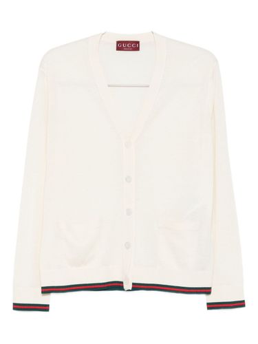 Cashmere And Silk Vlend Cardigan - Gucci - Modalova