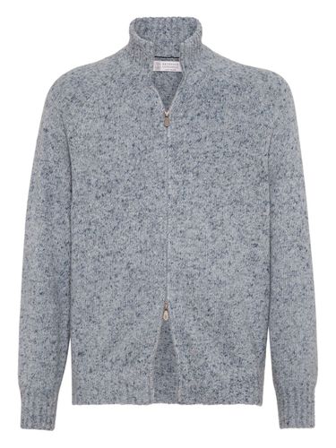Cashmere Zipped Cardigan - Brunello Cucinelli - Modalova