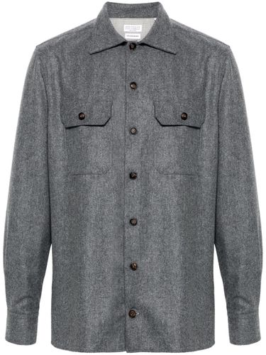 Brunello Cucinelli Wool Shirt - Brunello Cucinelli - Modalova