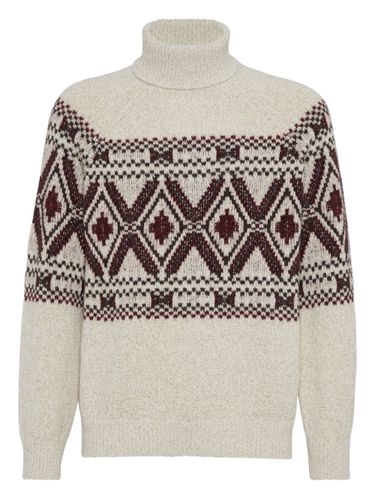 Wool And Silk Turtle-Neck Jumper - Brunello Cucinelli - Modalova