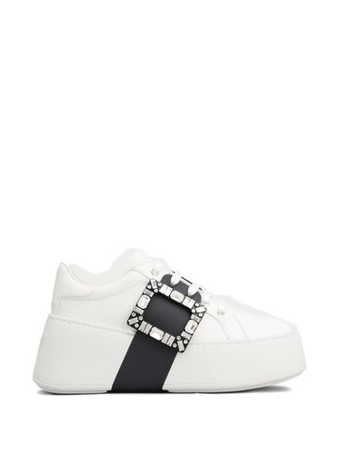 Viv Skate High Strass Leather Sneakers - Roger Vivier - Modalova