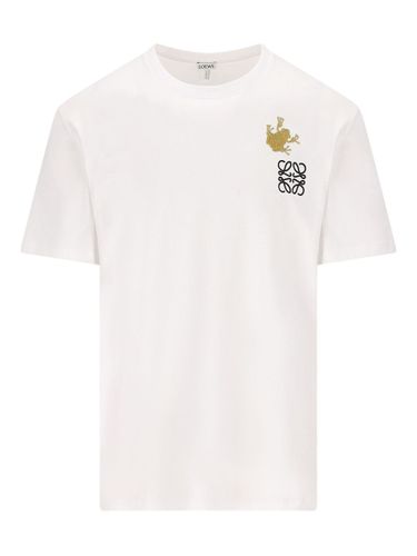 Loewe Logo Cotton T-Shirt - Loewe - Modalova
