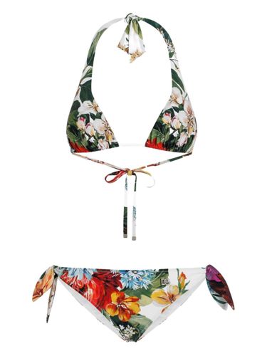 Flower Print Bikini Set - Dolce & Gabbana - Modalova