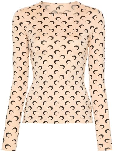 Moon Print Second Skin Top - MARINE SERRE - Modalova
