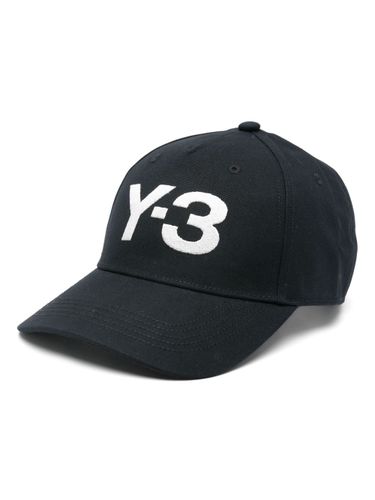 Y-3 Logo Cotton Baseball Cap - Y-3 - Modalova