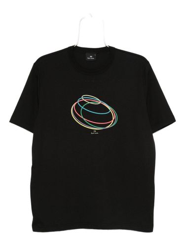 Rings Print Cotton T-Shirt - PS PAUL SMITH - Modalova