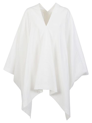 Cedar Cotton And Silk Blend Poncho - The Row - Modalova