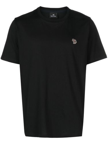 Zebra Logo Cotton T-Shirt - PS PAUL SMITH - Modalova
