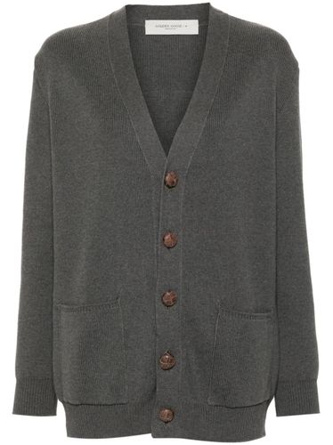 Cotton V-Necked Cardigan - Golden Goose - Modalova
