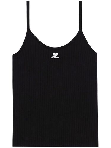 COURRÈGES Logo Knitted Tank Top - COURRÈGES - Modalova