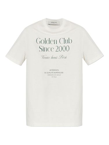 Golden Goose Logo Cotton T-Shirt - Golden Goose - Modalova