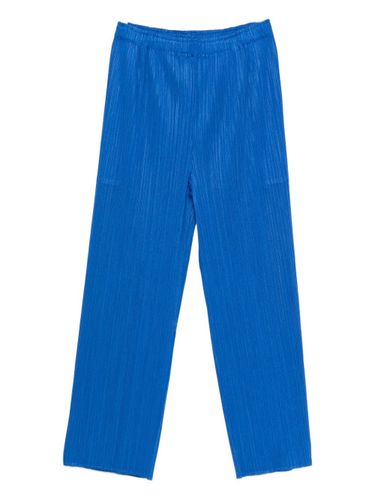 Pleated Straight Trousers - PLEATS PLEASE ISSEY MIYAKE - Modalova