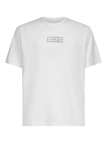 Logo Cotton T-Shirt - MM6 Maison Margiela - Modalova