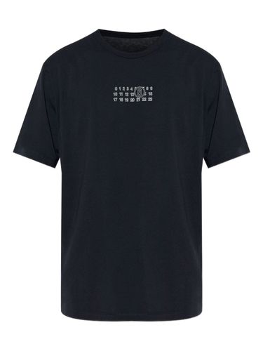 Logo Cotton T-Shirt - MM6 Maison Margiela - Modalova