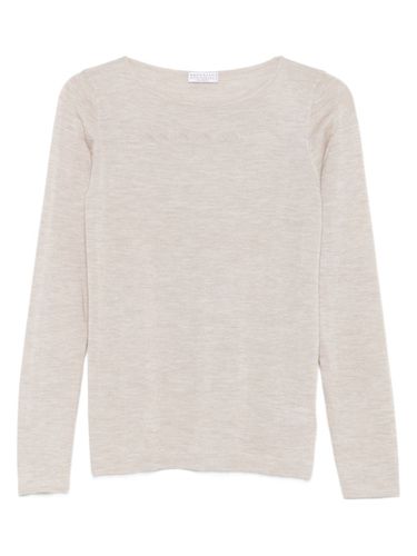 Cashmere Boat-Neck Sweater - Brunello Cucinelli - Modalova